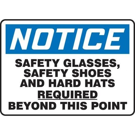 OSHA NOTICE SAFETY SIGN SAFETY MPPE829XL